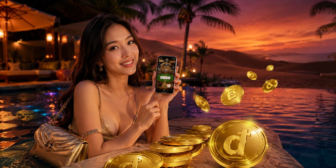 Người chơi tại Mũi Né thư giãn với trò chơi bài trong không gian nghỉ dưỡng ven biển